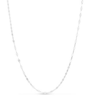 Karat Rush Sterling Silver Adjustable Forsantina Chain Necklace