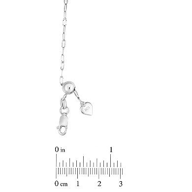 Karat Rush Sterling Silver Adjustable Forsantina Chain Necklace