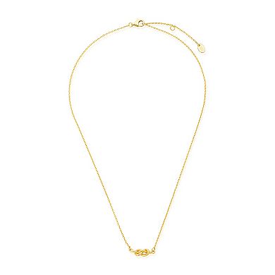 MC Collective Sterling Silver Infinity Love Knot Necklace