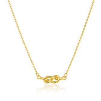 MC Collective Sterling Silver Infinity Love Knot Necklace