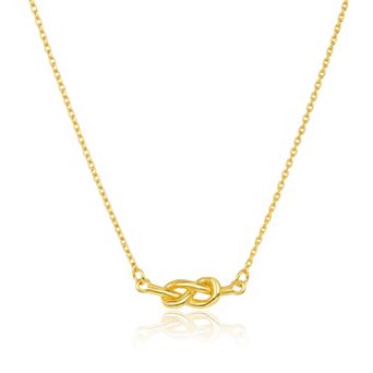 MC Collective Sterling Silver Infinity Love Knot Necklace