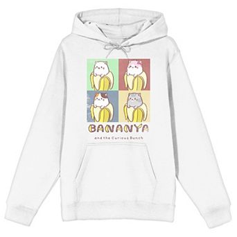 Juniors' Bananya Pop Art Characters Graphic Hoodie