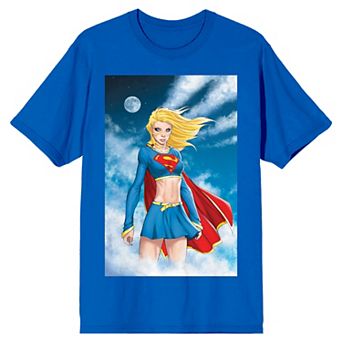 Juniors' Supergirl Short Sleeve Graphic Tee