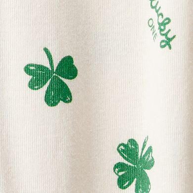 Baby Carter's Loose Fit St. Patrick's Day 2-Way Zip Pajama One-Piece