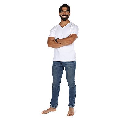 Mens 2 Pair Pack V-neck T-shirt Undershirt
