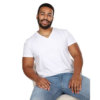 Mens 2 Pair Pack V-neck T-shirt Undershirt