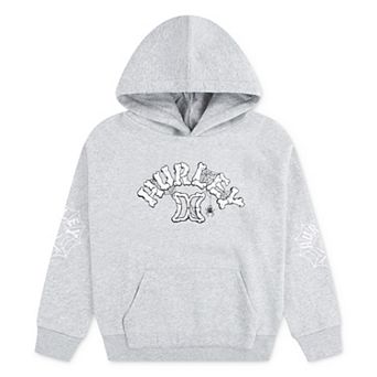 Boys 4-7 Hurley Bones Graphic Fleece Oversized Pullover Hoodie