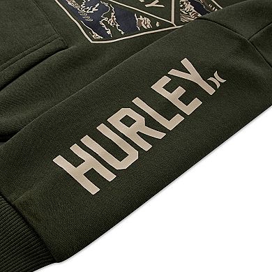 Boys 4-7 Hurley Graphic Fleece Oversized Pullover Hoodie
