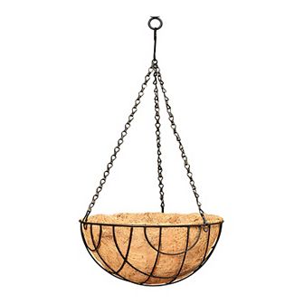 Coco Fiber Lined Hanging Basket