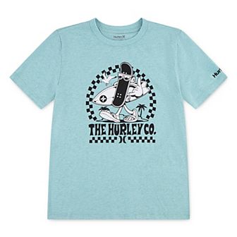 Boys 4-7 Hurley Surfer Skateboard Short Sleeve T-shirt
