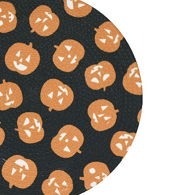 Celebrate Together Halloween Classic Halloween Braided Round Placemat