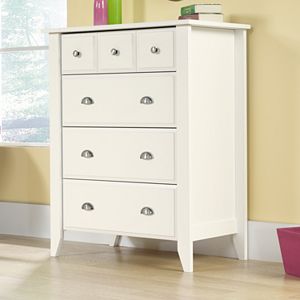 Prepac Yaletown 5 Drawer Tall White Dresser