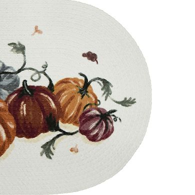 Celebrate Together™ Fall Pumpkin Printed Braid Table Runner
