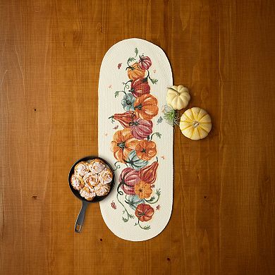 Celebrate Together™ Fall Pumpkin Printed Braid Table Runner
