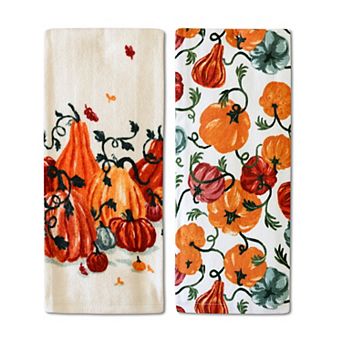 Celebrate Together™ Fall 2-Pack Pumpkins Kitchen Towels