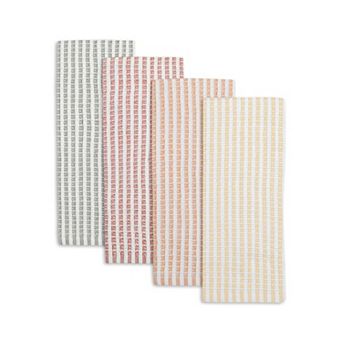 Celebrate Together™ Fall 4-Pack Waffle Stripe Kitchen Towels