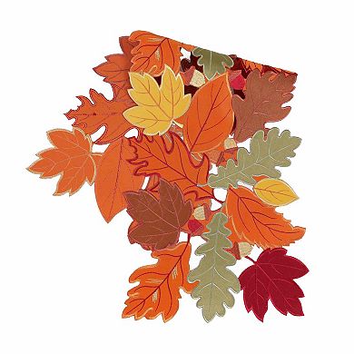 Celebrate Together Fall Leaf Cutout Table Runner