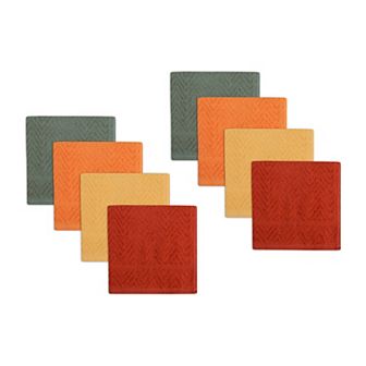 Celebrate Together™ Fall 8-Pack Textured Solids Dish Cloths