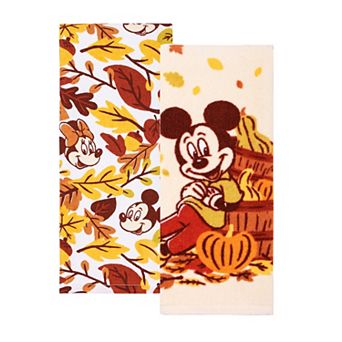 Disney's Mickey Mouse 2-Pack Mickey & Minnie Kitchen Towels by Celebrate Together™ Fall