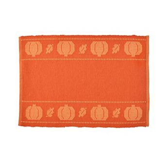 Celebrate Together™ Fall Pumpkin Ribbed Woven Placemat