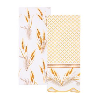 Celebrate Together™ Fall 2-Pack Wheat Kitchen Towels