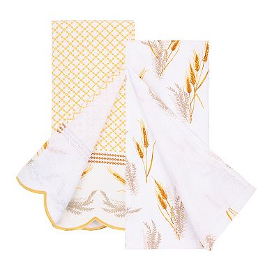 Celebrate Together™ Fall 2-Pack Wheat Kitchen Towels