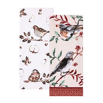 Celebrate Together™ Fall 2-Pack Birds Kitchen Towels