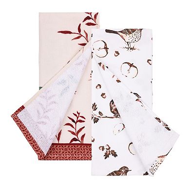 Celebrate Together™ Fall 2-Pack Birds Kitchen Towels