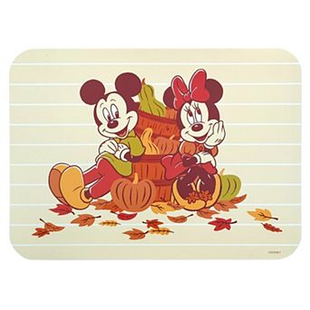 Disney's Mickey and Minnie Rigid Placemat Celebrate Together™ Fall