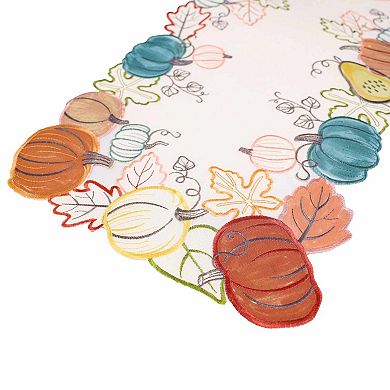 Celebrate Together Fall Pumpkin Cutout Table Runner