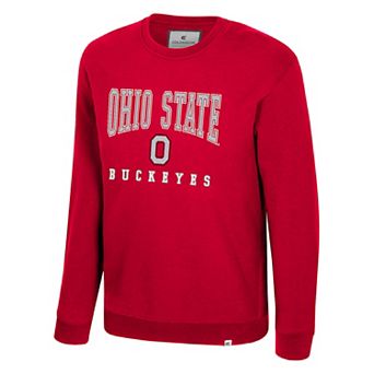 Men's Colosseum Ohio State Buckeyes High School Reunion Fleece Crew Sweatshirt