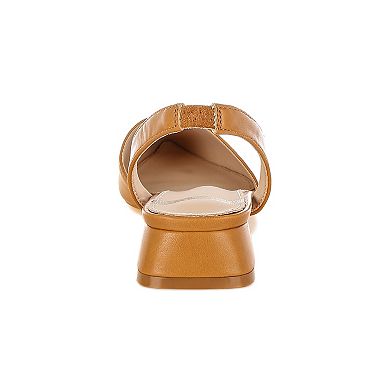 Rag & Co Tijay Women's Pointed Toe Block Heel Pumps