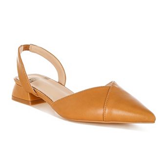 Rag & Co Tijay Women's Pointed Toe Block Heel Pumps