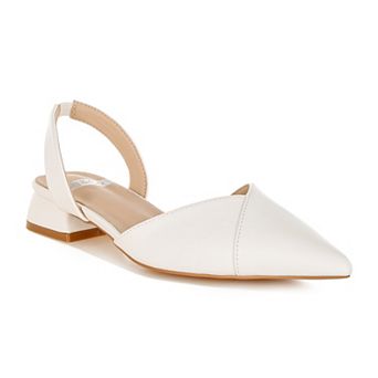 Rag & Co Tijay Women's Pointed Toe Block Heel Pumps