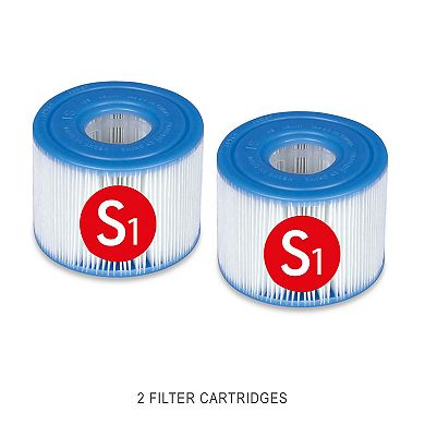 Intex: PureSpa: Chevron Deluxe Inflatable 6 Person 77" Square Outdoor Heated Hot Tub