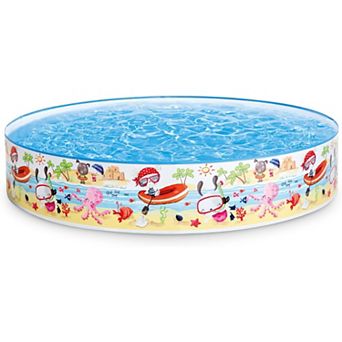 Intex: Snapset Pool: Fun At The Beach 5'x10" Water Splash Kiddie Pool