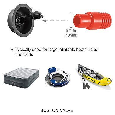 Intex 11-in. Bellows Foot Pump - Inflates & Deflates