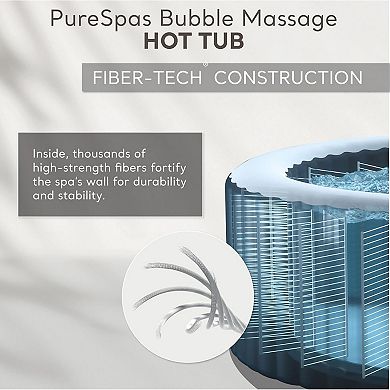 Intex: PureSpa: Sahara Tan Inflatable 4 Person 77" Hot Tub Set