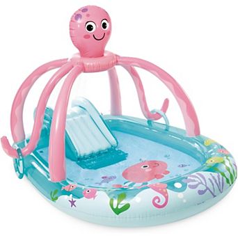 Intex: Friendly Octopus 92"x72"x59" Inflatable Play Center Water Slide