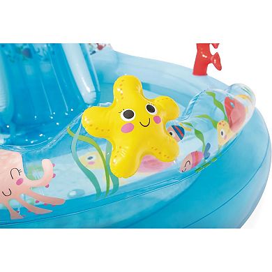 Intex: Under The Sea 122"x76"x28" Inflatable Play Center Water Slide