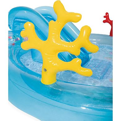 Intex: Under The Sea 122"x76"x28" Inflatable Play Center Water Slide