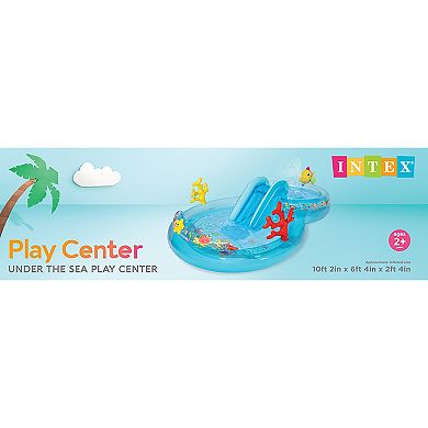 Intex: Under The Sea 122"x76"x28" Inflatable Play Center Water Slide