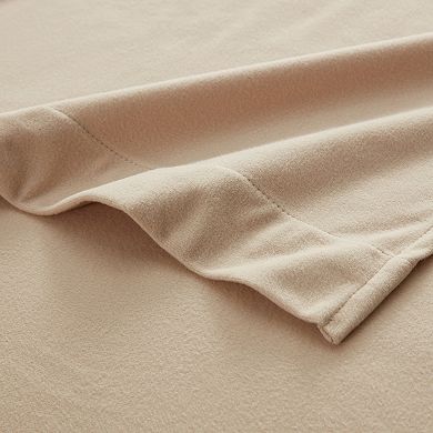 Sweet Home Collection Cotton Solid Flannel Sheet Set