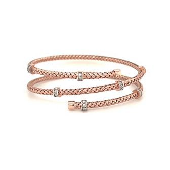 Meshmerise 1/5 Carat T.W. Diamond Jewel Accent Wrap Bracelet