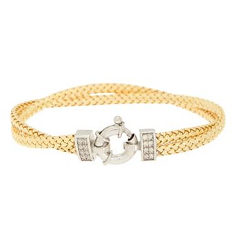 Meshmerise 1/8 Carat T.W. Diamond Multi Strand Bracelet