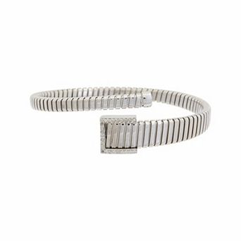Meshmerise 1/6 Carat T.W. Diamond Goose Bangle Bracelet