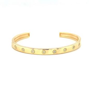 Meshmerise 1/6 Carat T.W. Diamond Studded Cuff Bracelet