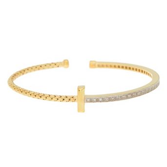 Meshmerise 1/6 Carat T.W. Diamond Mesh Cuff Bracelet