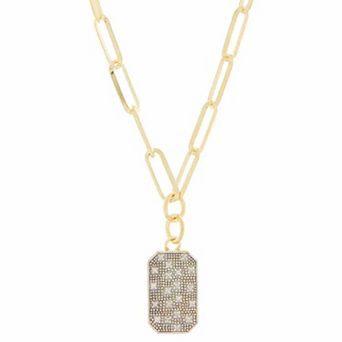 Meshmerise Sterling Silver 1/8 Carat T.W. Diamond Pendant Link Necklace