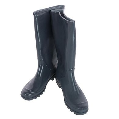 CTM Women's Solid Color Water Resistant Rain Boots